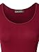 LE3NO Womens Casual Short Sleeve Fit and Flare Skater Dress