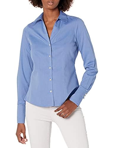 Foxcroft Unisex Long Sleeve Lauren Essential Non Iron Shirt