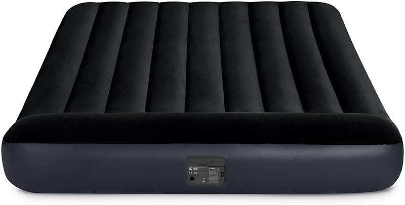Almofada intex queen rest colchão inflável clássico com fiber-tech rp, tamanho inflado: 152 x 203 x 25 cm (64150nd)