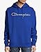 Champion Mens Powerblend Pullover Hoodie, XXL, Vertical Black