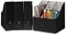 Simple Houseware Black Magazine File Holder Organizer Box (Pack of 6)