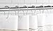 Shower Curtain Rings - These Stainless Steel Hooks are Durable, Rust Proof and Glide Smoothly Across the Shower Curtain Rod. Snaps Closed Ensuring the Curtain and Liner will Remain Secure. (Set of 12)
