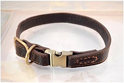 Leather Paws Quick Release Leather Collar LP-C-002-S