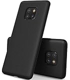 Huawei Mate 20 pro case, KuGi Huawei Mate 20 pro case, JS [Scratch Resistant] Premium Flexible Soft Anti Slip TPU Case for The Huawei Mate 20 pro Smartphone(Black)