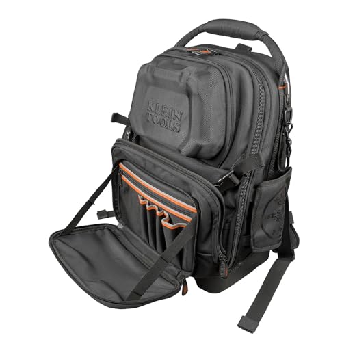 Klein Tools 55485 Tool Bag Backpack, Durable Electrician Backpack