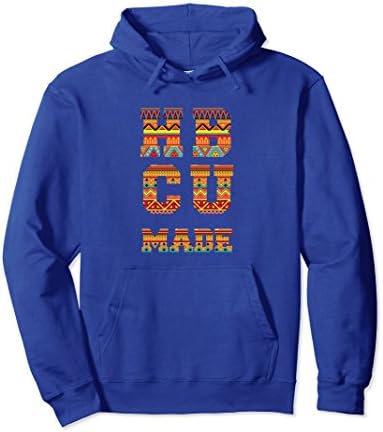 Unisex HBCU Made Pullover Hoodie HBCU Grad Shirts Dashiki Gift XL: Royal Blue
