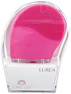 Facial Cleansing Brush, Massager and Exfoliator - Electric Water Proof Sonic Lily Facial Cleanser - Acne and Blackhead Removal