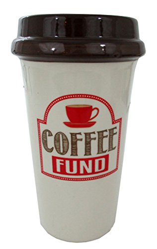 Dei Ceramic "Coffee Fund" Money Bank