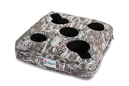 Cup Cozy Deluxe Pillow (Camo)- The world's BEST cup holder! Keeps drinks close.Stops spills.Use it on the couch, bed, car, RV, park, camping, beach and more!