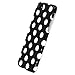Lartin Soft Flexible Jellybean Gel TPU Case for iPhone 8 Plus/iPhone 7 Plus/iPhone 6S Plus/iPhone 6 Plus (Black White Dots)