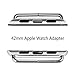 Apple Watch Adapter, Oittm Stainless Steel Apple Watch Band Connection Adaptor with Screwdriver Tools for Apple Watch & Sport & Edition (Silver 42mm)