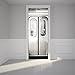 Fymural Subway Door Wall Mural Wallpaper Stickers Vinyl Removable 3D Decals for Home Retro Decoration 30.3x78.7