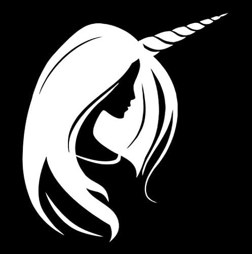 UNICORN GIRL VINYL STICKER
