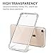 Topist iPhone 7 Case, Slim Crystal Clear Anti-Shock Soft TPU Protective Case with Electroplate Frame for iPhone 7, Scratch Resistant (Clear)
