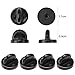300 Pieces Pin Backs PVC Black Butterfly Rubber Pin Clutch Keepers