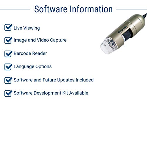 Microscopio digital usb dinolite am4111t 1.3mp, 10x 50x,