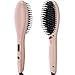AsaVea Hair Straightening Brush 4 with Premium Anion Generator, Best for Using at Home or Travelling, Lighter and Smaller (rose gold)