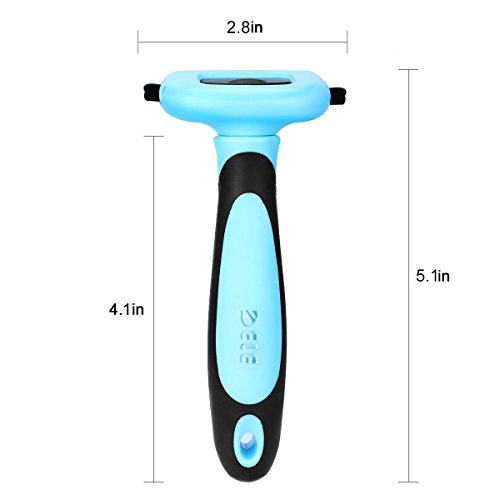 image for Ufine Pet Grooming Brush, Deshedding Tool for Dog and Cat, Self-Cleani