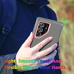 MXX Case Compatible with Galaxy S24 Ultra, 3-Layer