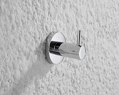 Sereey Towel Hook Coat Hook Robe Hook Brushed Door Towel Hooks Fit for Bedroom Living Room Bathroom and Fitting Room Office