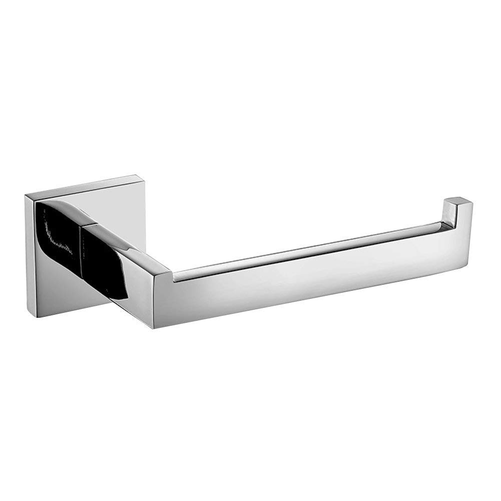 Celbon SUS 304 Stainless Steel Toilet Roll Holder Chrome Finish Toilet Loo Paper Holder for Bathroom Kitchen