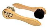 Ralyn Shoe Polish Daubers. Light and Dark Bristles 100% Horsehair Bristles. 2-set.