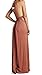 CA Mode Women Plunging Neckline Summer Beach Evening Prom Gown Party Maxi Dress Pink Small Small Pink
