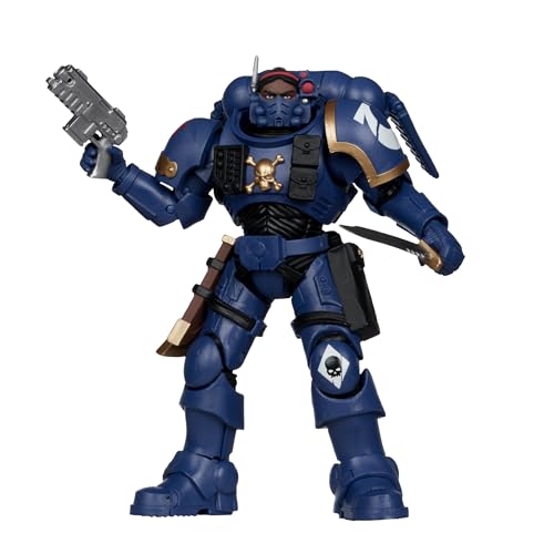 McFarlane Toys- Warhammer 40,000 Lieutenant in Phobos Armour (Ultramarines) 7in…