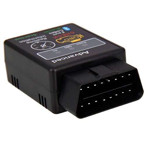 LUJII Mini OBD2 ELM327 The Latest Version 1.5 Bluetooth Car Scanner- Android Torque Auto Scan Tool OBD-II Engine Fault Diagnostic Code Tester and OBD-II Code Reader(Mini Bluetooth)