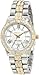 Anne Klein Women's 10/9721MPTT Premium Crystal Accented Two-Tone Bracelet Watch