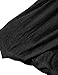 H2H Mens Basic Casual Slim Fit Henley T-shirt 3/4Sleeves BLACK US XL/Asia 2XL (CMTTS0194)