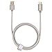 USB Type C Cable, BAVNCO 4ft Visible LED Light Flowing Type C Cable Fast Charging USB to C Charger Cord for Samsung Galaxy S9 S8 Plus Note 9 8/ LG V30 V20 G6 G5/ Huawei/HTC More Android Phone (Gray)