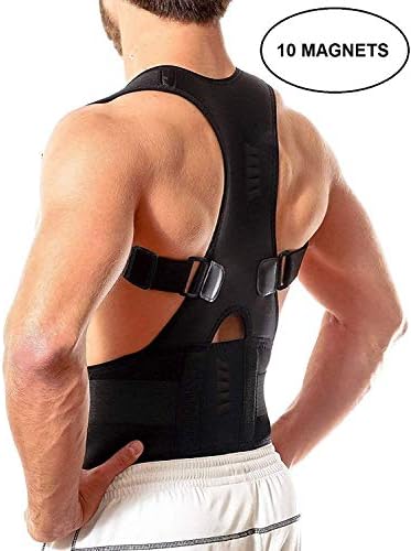 Oflaru Magnetic Posture Corrector Back Support for Lower and Upper Back Pain - For Men And Women - (Medium)