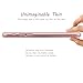 60 Full Body Phone Case Ultra Thin Exact-Fit Premium Matte Protective Hard Slim Cover Case with Built-in 2 Pcs Screen Protector for iPhone 6S/6 4.7 inch-Rose Gold
