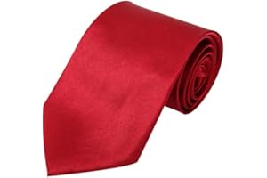 SEVENHEAD Solid Color Ties 3.15 Inch (8CM) for Men Pure Color Satin Neckties Formal Mens Ties Wedding Businesss