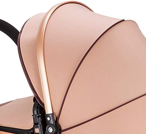 Guellin 3 en 1 Cochecito de Bebé Plegable Coche de Bebes Cochecito de Bebe  para Paseo con Resortes Antichoque y Asiento de Seguridad para Bebé Baby  Stroller Sillas de paseo Bebé