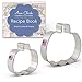 Pumpkin Cookie Cutters 2-Pc. Set Made in USA by Ann Clark, 4