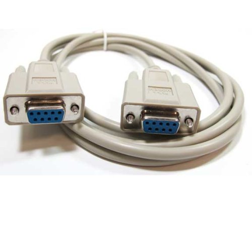 SF Cable, 6 ft DB9 F/F Null Modem Cable RS232