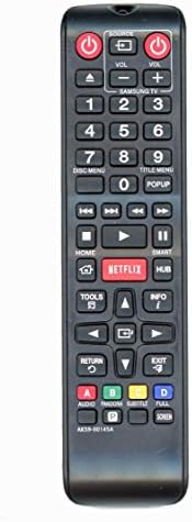DSK TV Supply AK59-00145A DVD/ BluRay Player Remote Control for Samsung BD-E5700, BD-E5900, BD-EM57, BD-EM59, BD-ES6000, BD-E5300, BD-E5400, BD-EM53