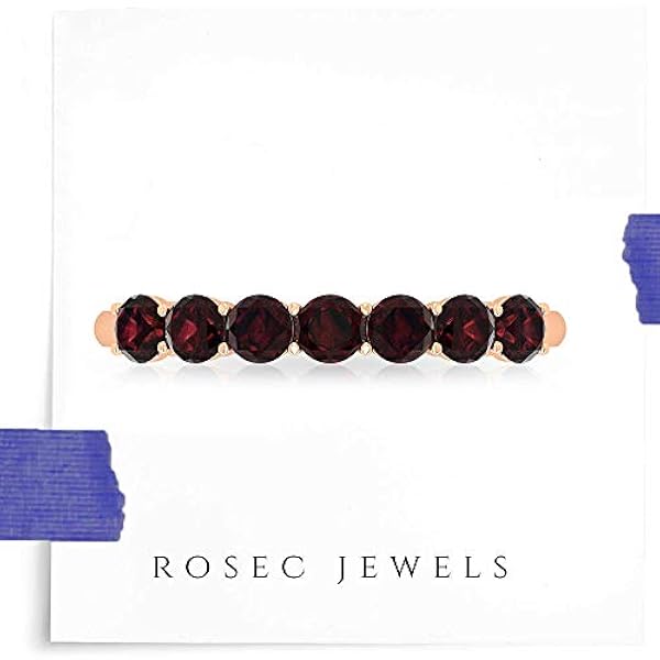 0 91 Carat Garnet Gold Wedding Band Art Deco Sgl Certified Gemstone Ring Dainty January Birthstone Promise