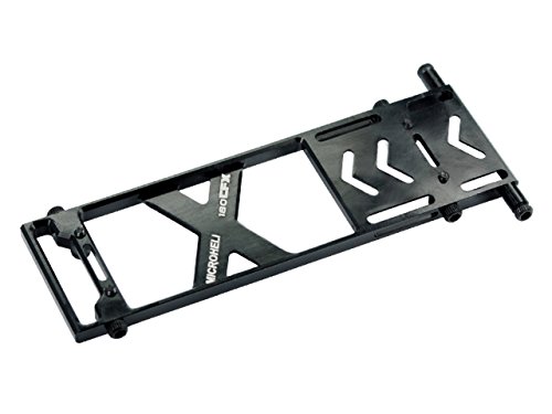 Microheli 7075 Aluminum Bottom Frame (BLACK) - BLADE 180 CFX