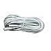 Hanvex HDCQ50W 50ft 2.1mm x 5.5mm DC Plug Power Adapter Extension Cable, 20AWG Cord for 12V CCTV Wireless IP Camera, LED, Car, White