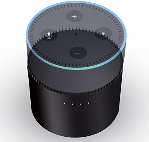 ZOER Portable Power Bank Charger 10000mAh Battery Base K12 for 2nd Generation Echo Dot and Android Apple Devices-Black