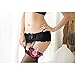 Amosfun Satin Lace Willy Garters Bachelorette Party Fancy Dress Gift Accessories (Black)