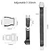 Airplane Seat Belt Extender, 7-35 inch Adjustable Portable Grey Airline Belt Extender, Compatible with All Major Airlines Except Southwest