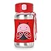 Skip Hop Toddler Sippy Cup with Straw, Zoo Stainless Steel Straw Bottle, Ladybug