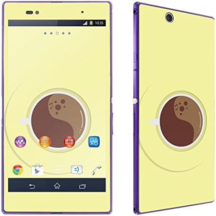 Sony Xperia Z Ultra LTE C6806 Phone Skin - [SkinGuardz] Full Body Scratch Proof Vinyl Decal Sticker with [WallPaper] - [Coffee] for Sony Xperia Z Ultra LTE C6806