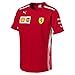 Ferrari Scuderia Formula 1 Men's Red 2018 Team T-Shirt w/Sponsors (Medium)