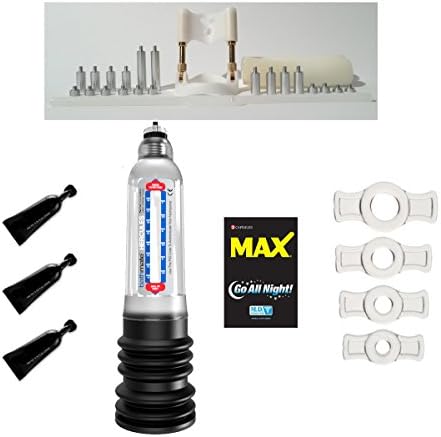 100% Genuine Hercules Clear Hydro Pump Bundle Package - Size: MEDIUM