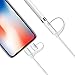 Qoosea for Apple Pencil Pen Cap Holder, Nib Cover, Lightning Cable Charging Adapter Tether for Apple Pencil Accessories (3 in a pack)
